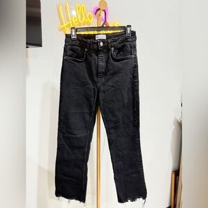 Zara Straight Black Jeans